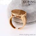 12479 Xuping newest style no stone 18k gold plated rings